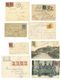 TONKIN : 1913/18 Lot De 13 Lettres Avec émissions Surchargées Dont CROIX-ROUGE. TB. - Autres & Non Classés