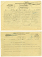 TONKIN - COLIS POSTAUX - TELEGRAMME - FISCAUX : Lot De 7 Lettres. A Voir TB. - Andere & Zonder Classificatie