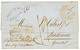 1848 PONDICHERY/Paid + Taxe 19 + INDIA PAID Sur Lettre Avec Texte De PONDICHERY Pour BORDEAUX. TB. - Otros & Sin Clasificación