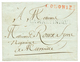 1788 Cachet Rare COLONIES Rouge (40mm) + Cachet Des Paquebots Du ROI LA MARTINIQUE Sur Lettre Avec Texte Daté ST PIERRE  - Otros & Sin Clasificación