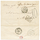 1868 Cachet Anglais MARTINIQUE (verso) + Recto GB/1F60 + "OFFICE BRITANNIQUE" Manus. Sur Lettre Avec Texte De ST PIERRE  - Otros & Sin Clasificación
