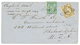 1878 CG 30c CERES(pd) + 5c SAGE Obl. MQE Sur Env. Pour PHILADELPHIA (USA). Verso, Cachet Anglais MARTINIQUE Apposé Sur L - Otros & Sin Clasificación