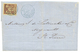 1880 CG 20c SAGE TTB Margé Obl. MARTINIQUE FORT DE FRANCE Sur Lettre Avec Texte Pour ST PIERRE. TTB. - Andere & Zonder Classificatie