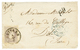 1872 25K Canc. CATTARO On Envelope To FRANCE. Vvf. - Andere & Zonder Classificatie