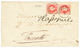 "PREVESA" : 1876 5 Soldi(x2) Canc. PREVESA On Cover To TRIESTE. Vvf. - Levant Autrichien