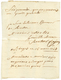 1754 BRUGES On Entire Letter To FRANCE. Scarce. Superb. - Otros & Sin Clasificación