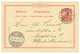 1901 P./Stat. GERMANI 10pf Overprint CHINA (Michel P9) Canc. TIENTSIN To GERMANY. RARE. JÄSCHKE-LANTELME Certificate (20 - Chine (bureaux)