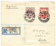 1918 Mixt Franking LAGOS 6d + KAMERUN C.E.F 1d On 10pf Canc. German Cds BUEA KAMERUN On REGISTERED Envelope To SWITZERLA - Kameroen