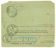 GERMAN TURKEY - VORLAUFER : 1891 2 MARK(v37e) + 1p On 20pf Canc. CONSTANTINOPEL 1 (variante Ohne Stern) On Packet Card T - Turquia (oficinas)
