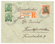 PALESTINE : 1907 10p(x2) + 1P Canc. JERUSALEM DEUTSCHE POST On REGISTERED Cover To GERMANY. Vvf. - Turquie (bureaux)