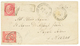 1869 ITALY 20c Canc. 234 + ALLESSANDRIA + EGYPT 1P Canc. TANTA On Envelope To ITALY. Vvf. - Non Classés