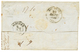 1839 OUTRE-MER PAUILLAC + "24" Tax Marking On Entire Letter From BATAVIA To MARSEILLE (FRANCE). Vvf. - Curaçao, Antilles Neérlandaises, Aruba