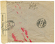 "PRISONIER DE GUERRE ALLEMAND " : 1918 Censored Envelope From PENICHE Via BUREAUX INTERNATIONAL DE LA PAIX + RED CROSS C - Otros & Sin Clasificación