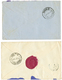 PORTUGUESE GUINEA : 1929/30 2 Covers From FRANCE To "french Consul BISSAO GUINEE PORTUGUAISE". Vf. - Otros & Sin Clasificación