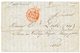 1838 P.P In Red + Red Cachet PARIS (special Type) On Entire Letter Datelined "MOSCOU" To PARIS. Vvf. - Andere & Zonder Classificatie