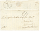 1822 Superb ANTIGUA Fleuron Cachet On Reverse Of Entire Letter To ENGLAND. Vvf. - Andere & Zonder Classificatie