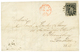 1866 BARBADOS 1 Shilling Canc. 1 + BARBADOES (verso) On Cover To ENGLAND. Vvf. - Barbades (...-1966)