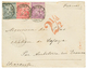 1883 CAPE OF GOOD HOPE 1/2d+ 1d+ 6d Canc. CLAREMONT CAPE COLONY + Tax Marking On Cover To FRANCE. Vvf. - Kaap De Goede Hoop (1853-1904)