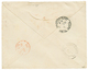 1883 CAPE OF GOOD HOPE 1/2d+ 1d+ 6d Canc. CLAREMONT CAPE COLONY + Tax Marking On Cover To FRANCE. Vvf. - Cabo De Buena Esperanza (1853-1904)