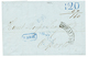 1844 GIBRALTAR + Boxed P.BRIT + "120+ 40 = 160" Tax Marking On Entire Letter To PORTUGAL. Superb. - Gibraltar