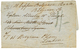GIBRALTAR : 1852 "1/-" Tax Marking On Entire Letter From GIBRALTAR To ENGLAND. Vvf. - Gibraltar