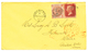 1869 GB 1d + 10d Canc. A26 + GIBRALTAR On Envelope To USA. Superb. - Gibraltar