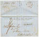 MALAYA : 1851 Boxed Cachet BEARING + Tax Marking On Entire Letter From PENANG To SCOTLAND. Vvf. - Andere & Zonder Classificatie