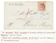 SIERRA-LEONE : 1874 1d Canc. B31 + "1" Red Tax Marking On Envelope To BRISTISH SHERBRO. Rare Internal Mail. Vvf. - Sierra Leona (...-1960)