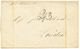 1847 Boxed SINGAPORE/ Bearing On Reverse Of Entire Letter From SINGAPORE To ENGLAND. Vf. - Autres & Non Classés