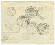 1931 ETHIOPIA 2g + 1M C. DIRE-DOUA On Cover To HOUEISAI LAOS Redirected To FRANCE. Rare Destination. Vf. - Etiopía