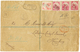 1888 LIBERIA 2c(x3) +24c On REGISTERED Envelope From MONROVIA To HAMBURG. Very Rare Franking. Vvf. - Liberia