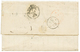 1874 PERU 1d Canc. LIMA + ITALY POSTAGE DUES 2L + 30c Canc. GENOVA On Entire Letter To ITALY. Vvf. - Pérou