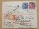 GERMANY 1902 Cover Registered Berlin To Wien Re-directed To Fiume, Grand Hotel Cachet, Fiume And Central Wien In Blue Ma - Covers & Documents