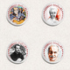 35 X Georges Brassens Music Fan ART BADGE BUTTON PIN SET 2 (1inch/25mm Diameter) - Muziek