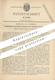 Original Patent - Eugen Bagge , Hamburg , 1885 , Lastdruckbremse Für Hebezeuge | Fahrstuhl | Bremse | Aufzug !!! - Historical Documents