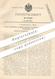 Original Patent - A. Rosenfeld , Wien , 1902 , Spannwerk An Bogenanleger Für Presse , Falzmaschine | Pressen | Papier !! - Historische Dokumente