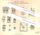 Original Patent - Edmund W. Suse , Hamburg  1902 , Quecksilberkontakt Für Galvanische Elemente Mit Elektroden | Batterie - Historische Dokumente