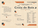 LOCHES , Indre Et Loire - Séances De Gala, Cinéma Palace - Les Croix De Bois - Poilus Lochois, 1933 - Programmes