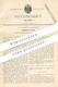 Original Patent - J. W. Stawitz , München , 1882 , Spülung Für Kloset | WC , Toilette , Klempner !! - Historische Dokumente