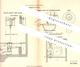 Original Patent - J. W. Stawitz , München , 1882 , Spülung Für Kloset | WC , Toilette , Klempner !! - Historische Dokumente