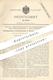 Original Patent - Helios AG Für Elektrisches Licht & Telegraphenbau , Köln / Ehrenfeld , 1888 , Elektrische Bahnanlagen - Historical Documents