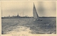 1936 , ESTONIA , TARJETA POSTAL FOTOGRÁFICA CIRCULADA, TALLINN - ALEMANIA , BARCO DE VELA , VELERO - Estland