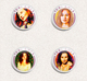 35 X Tori Amos Music Fan ART BADGE BUTTON PIN SET 1 (1inch/25mm Diameter) - Música