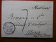 LETTRE DE St GILLES TAXE 7 VIA MOREZ A ROMANET HORLOGER FABRICANT D HORLOGES 1838 - 1801-1848: Precursori XIX