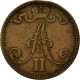 Monnaie, Finlande, Alexander II, 5 Pennia, 1867, TTB, Cuivre, KM:4.1 - Finlande