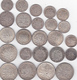 Lot De 24 Monnaie France En Argent Differante Date. - Collections
