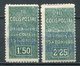 1937 - ALGERIA-C.P. SURCHARGED - 2 VAL.- M.N.H.- LUXE !! - Pacchi Postali