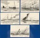 20 CP " LA MARINE FRANCAISE" Dessins HAFFNER:Croiseur,Yaght,Aviso,Voilier,Paquebot,Goëlette,Cannonière,Contre-Torpilleur - 5 - 99 Cartes
