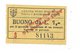 Biglietto Delle Tranvie Di Firenze. ATAF Buono Monetario Da Lire 1 1947 - Europa