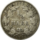 Monnaie, GERMANY - EMPIRE, 1/2 Mark, 1906, Munich, TB+, Argent, KM:17 - 1/2 Mark